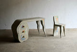 Postmodern Painted Desk & Chair, TY, 93