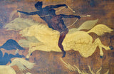 La Conquête des chevaux, Oil On Panel