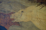 "La Conquête des chevaux",  Oil On Board