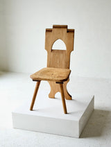 19th Century Carved Rustic Chair