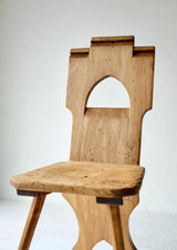 19th Century Carved Rustic Chair