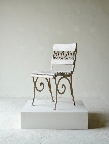 19th Century French Wrought Iron Garden Chair