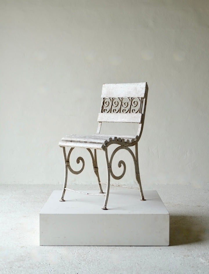 19th Century French Wrought Iron Garden Chair