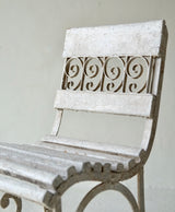19th Century French Wrought Iron Garden Chair