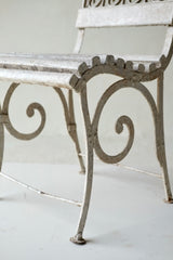 19th Century French Wrought Iron Garden Chair