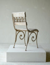 19th Century French Wrought Iron Garden Chair