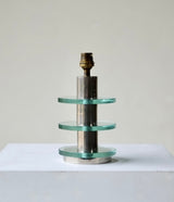 Art Deco Glass & Chrome Desk Lamp