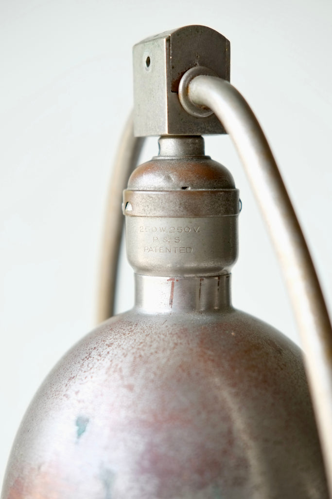 Adjustable Desk Lamp, Circa 1930's – punch the clock