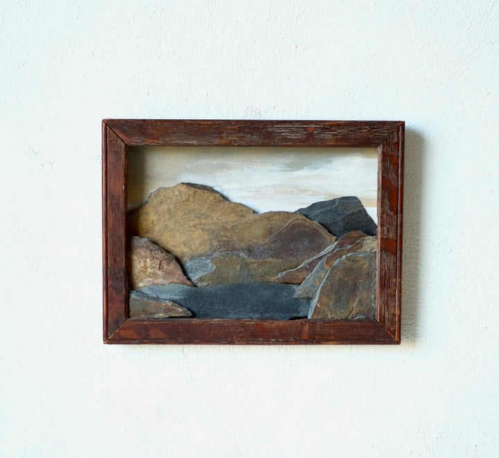 Welsh Slate Landscape of Llyn Ogwen