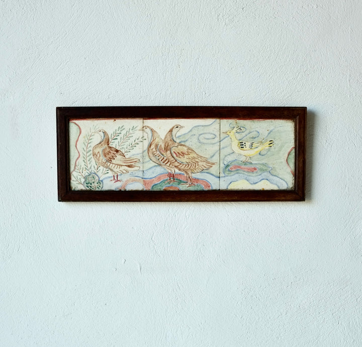 Framed Bird Tile Artwork