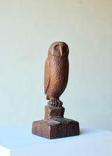 Carved Owl Sculpture