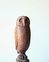 Carved Owl Sculpture