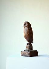 Carved Owl Sculpture