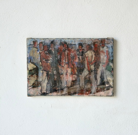 French School Oil On Canvas