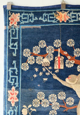 Early 20th Century Chinese Monkey Rug