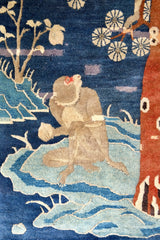 Early 20th Century Chinese Monkey Rug