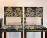 Pair of 17th Century Walnut Upholstered Side Chairs, France