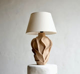Sculpted Stone Lamp