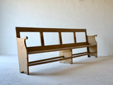 19th Century Meeting House Benches