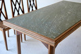 Dining Table & Chairs Attributed to Italo Gamberini