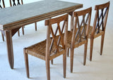 Dining Table & Chairs Attributed to Italo Gamberini