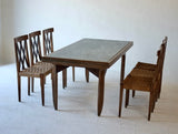 Dining Table & Chairs Attributed to Italo Gamberini