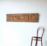 Egyptian Revival Embroidery on Linen, Circa 1930's