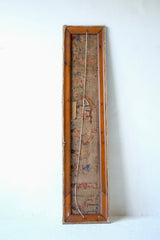 Egyptian Revival Embroidery on Linen, Circa 1930's