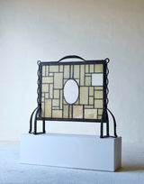Amsterdam School Fire Screen Attributed to Joseph Mendes da Costa, Circa 1905
