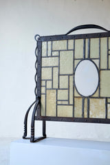 Amsterdam School Fire Screen Attributed to Joseph Mendes da Costa, Circa 1905
