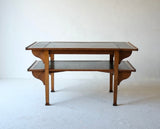 Italian Liberty Oak Extending Library Table, Circa 1900