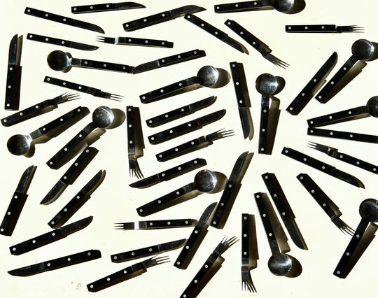 Carla Nencioni and Armando Moleri, Zani & Zani Cutlery, Toscolano, Italy, 1970