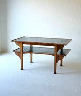 Italian Liberty Oak Extending Library Table, Circa 1900