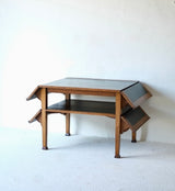 Italian Liberty Oak Extending Library Table, Circa 1900