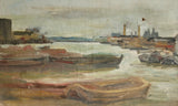 Impressionist Landscape Oil On Canvas, Alex Cauldwell, 1959