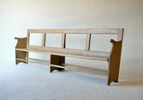19th Century Meeting House Bench