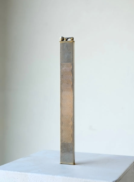 Transocean Silver Plated Ruler Lighter