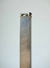 Transocean Silver Plated Ruler Lighter
