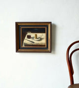 French School Still Life with a Wine Glass, Candle and Knife