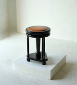 French Art Deco Height-Adjustable Stool, Circa 1930