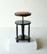 French Art Deco Height-Adjustable Stool, Circa 1930