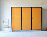Italian Rationalist Three-Door Wardrobe Italy, circa 1930