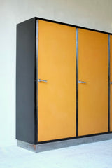 Italian Rationalist Three-Door Wardrobe Italy, circa 1930