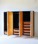 Italian Rationalist Three-Door Wardrobe Italy, circa 1930