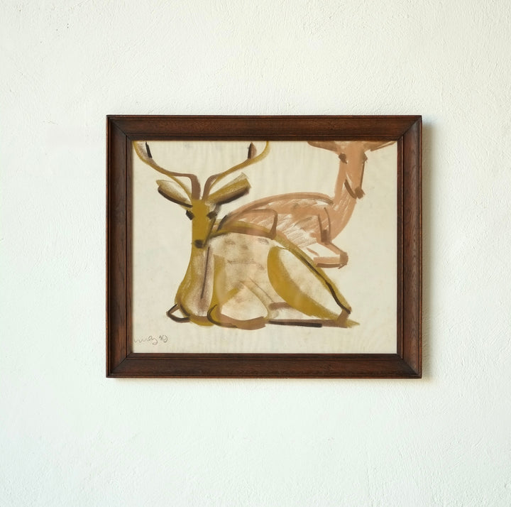 Karl May (German-Canadian, 1901–1976), Two Deer, 1949