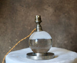 Crystal Ball Lamp Attributed To Jacques Adnet