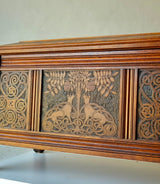 Celtic Revival Oak Chest