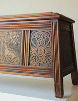 Celtic Revival Oak Chest