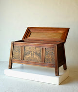 Celtic Revival Oak Chest