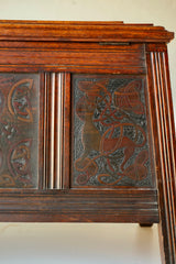 Celtic Revival Oak Chest